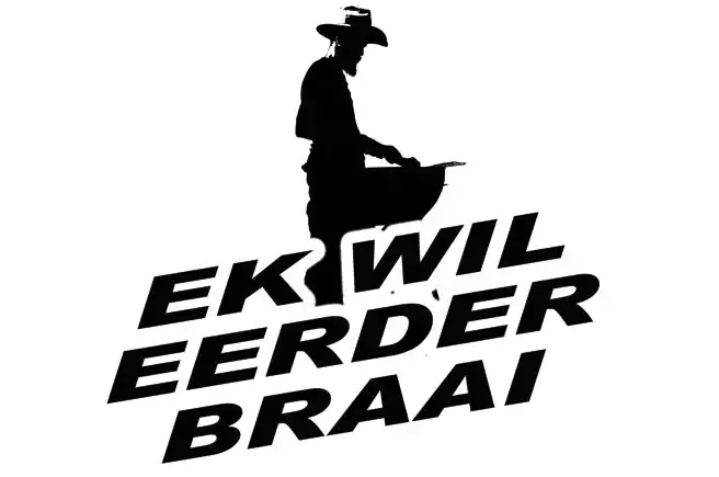 Ek wil eerder braai decal