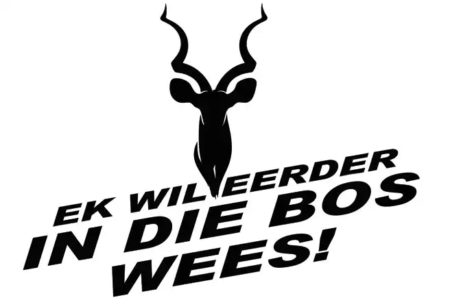 Ek wil eerder in die bos wees