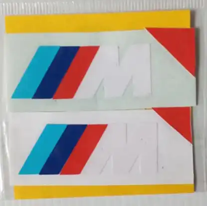 M Performance colour decals