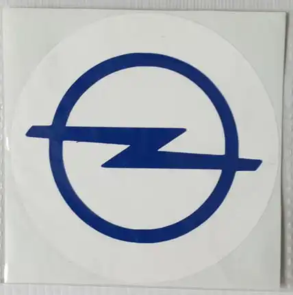 Opel licence disk holder sticker